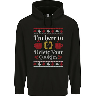 Weihnachten Programmierer Hier Zu Delete Cookies Herren Kapuzenpullover