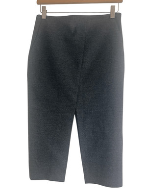 ARITZIA BABATON Dark Grey JAX Double Split Pencil Sz 0 Skirt