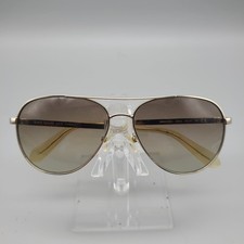 Kate Spade New York Emmaline/S Gold Aviator Sunglasses Brown Gradient J5GHA 58mm