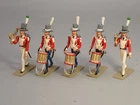 LEAD LUCOTTE EMPIRE REF 172 ROYAL DANISH INFANTRY - 5 PIECES
