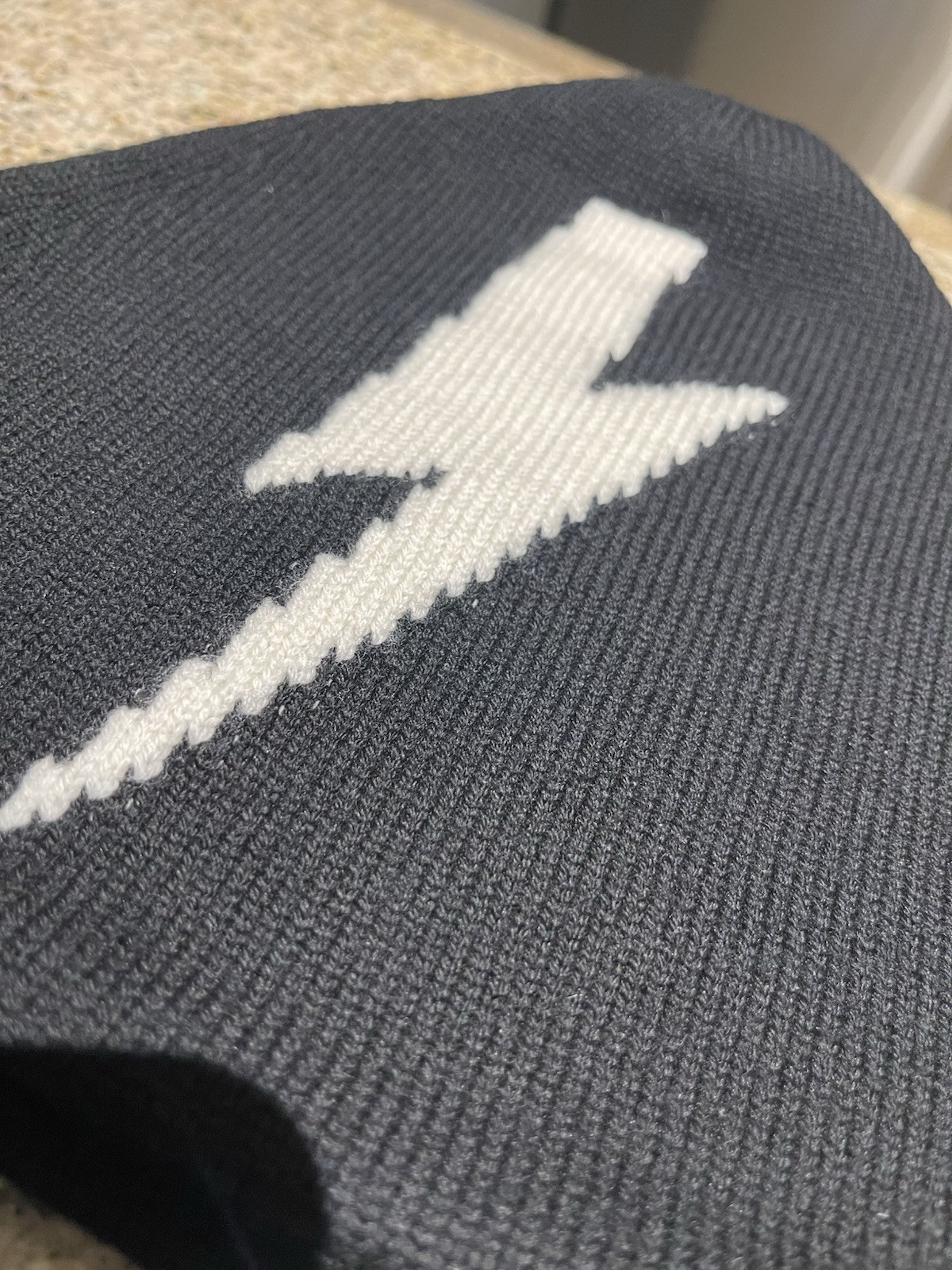 Authentic Neil Barrett Lightning Bolt Beanie - image 3