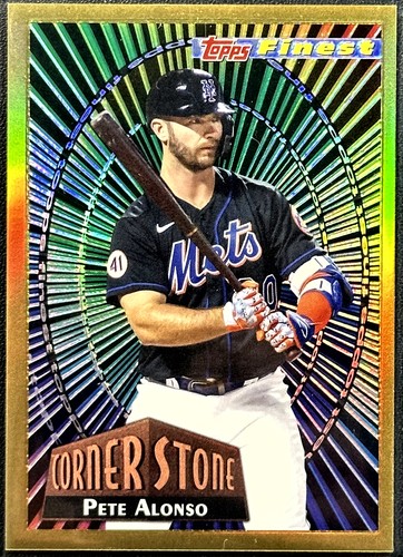 Pete Alonso #94FC-PA 2022 Topps Finest 1994 Cornerstones card