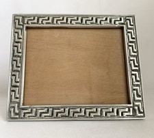 Vintage Mexican Pewter Embossed Picture Frame