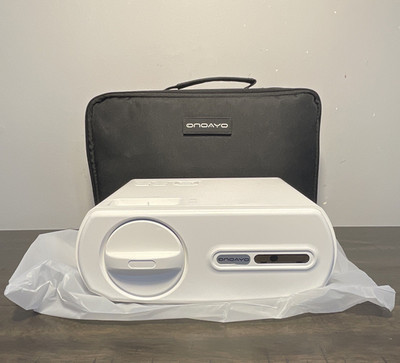 ONOAYO AYO1 BL42 Portable Projector 1080P WiFi Bluetooth White New Travel Bundle