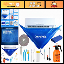 Mini Split AC Cleaning Kit - 2L High-Pressure Sprayer, 13Pcs HVAC Tools, Waterpr