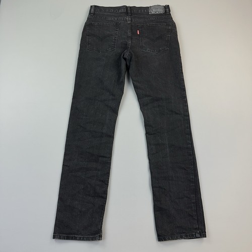 Levis 511 Jeans Boy 18 Reg 29x30 Black Denim Slim Straight Leg Stretch Casual - Picture 9 of 15