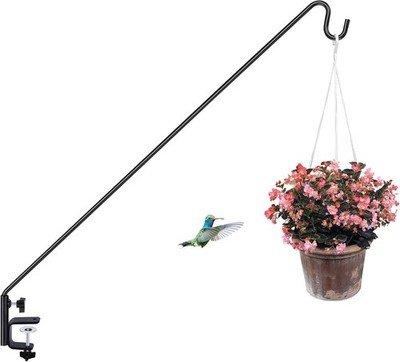 3 Inch Clamp Deck Hook 28" Long Deck Hook for Hanging Bird Feeder,Plants,Wind...  | eBay