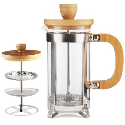 Sivaphe 12 oz French Press Coffee/Tea Maker Single Cup Espresso Press Stainle...