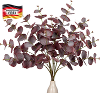 5Er Set KüNstliche Eukalyptus Zweige Dekoration FüR Hochzeit, Tisch, Vase