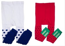 NWT JuDanzy Footless Girls Tights Watermelon Ladybug Chevron Striped Polka Dot