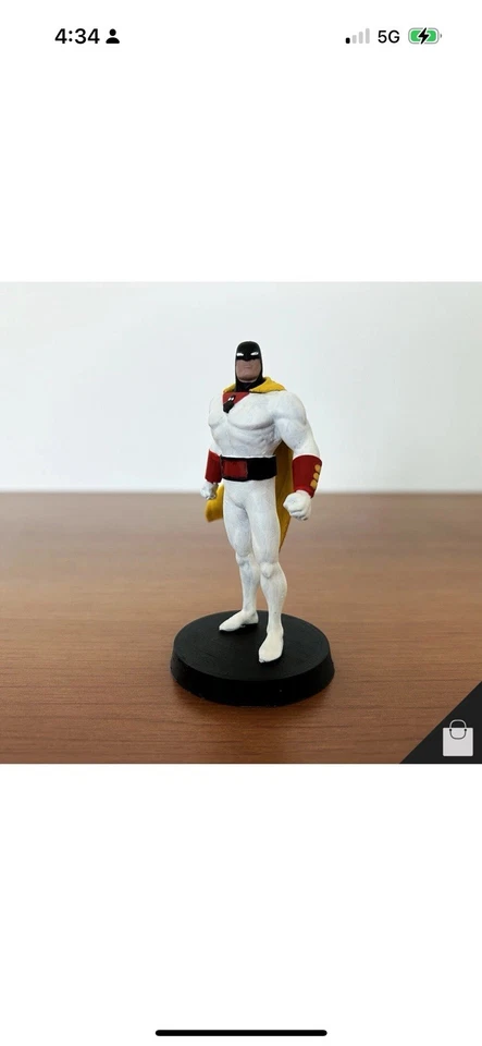 Space Ghost Classic Hanna Barbera Figurine Eaglemoss Custom Statue Hero Figure - Image 3 of 4