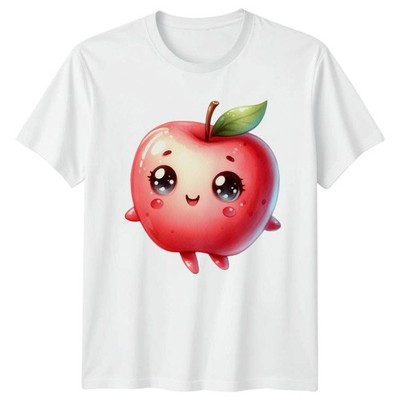 T-Shirt Stay Sweet Eat Healthy Kawaii Obst Apfel Geburtstag Geschenk für Sie und Ihn