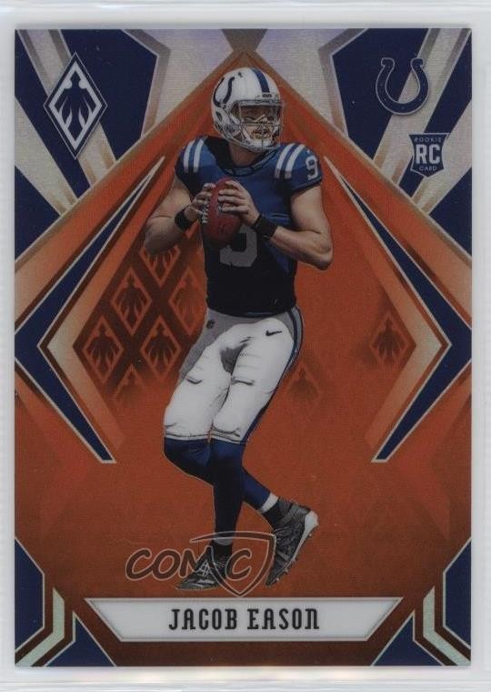 2020 Panini Phoenix Rookies Orange 81/99 Jacob Eason #116 Rookie RC 05lh