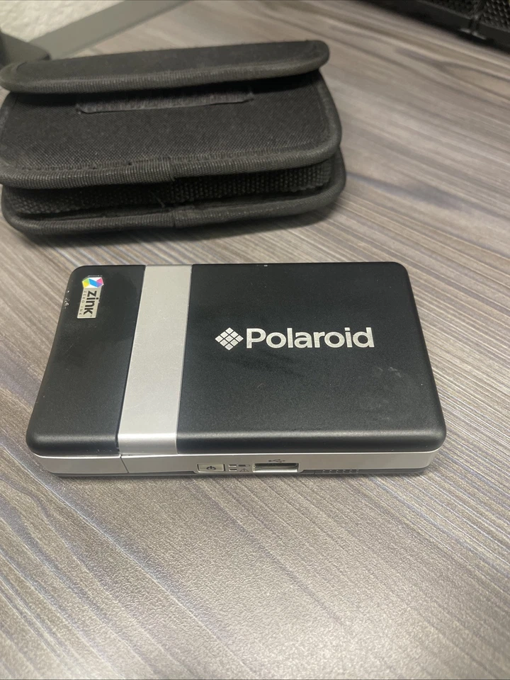 Polaroid CZA-10011B PoGo Instant Mobile Thermal Printer w/case - Untested - Image 2 of 4