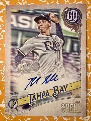 2018 Topps Gypsy Queen Auto Blake Snell #GQA-BS 2 TIME CY YOUNG AWARD WINNER!