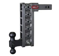 Gen-Y Hitch GH-516 Black Adjustable Steel Mega Duty 2" Shank 12.5" Drop Hitch