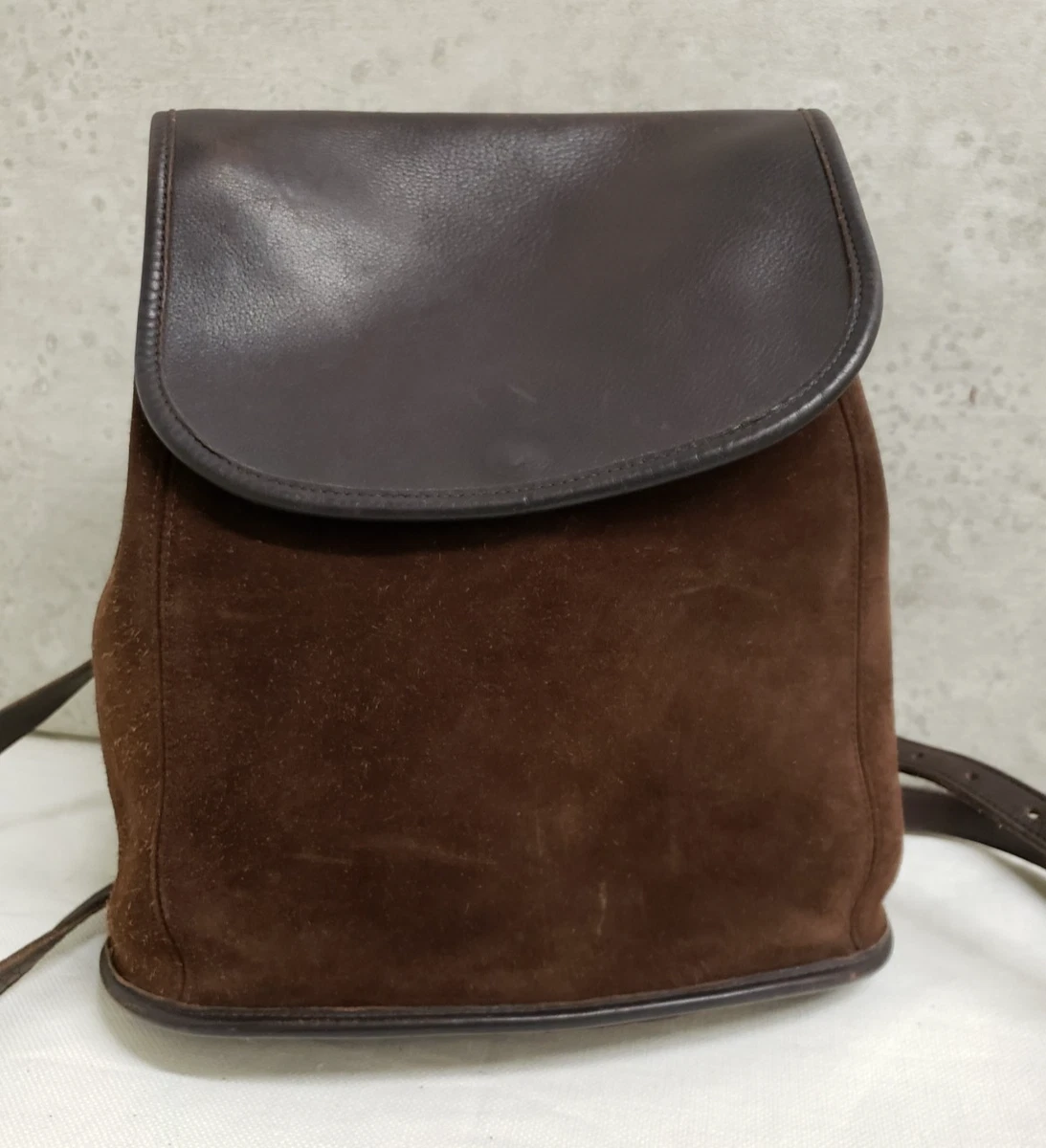 バッグ Vintage Coach Convertible Backpack Suedo Coach Suede Backpacks for Women for sale | eBay