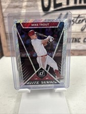 2020 Donruss Mike Trout #E-5 Elite Series Vector SP ANGELS GOAT HOF INSERT