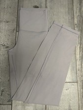 Ivivva by Lululemon Girls Size 12 Leggings Athletic Yoga Pants Taupe Gray