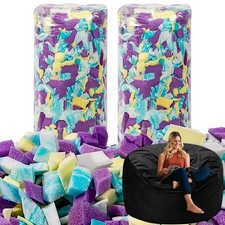 10lbs Premium Shredded Memory Foam Filling, Comfortable  Soft Bean Bag Filler
