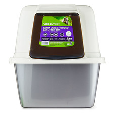 Vibrant Life Extra-Large Hooded Enclosed Cat Litter Box