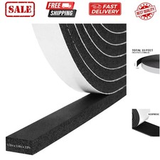 Foam Insulation Tape Self Adhesive, 1/2In x 1/4In x 33Ft Weather Stripping fo...