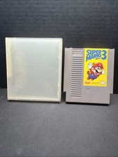 Super Mario Bros 3 Nintendo Original Authentic Cart Only w/Plastic Case Tested