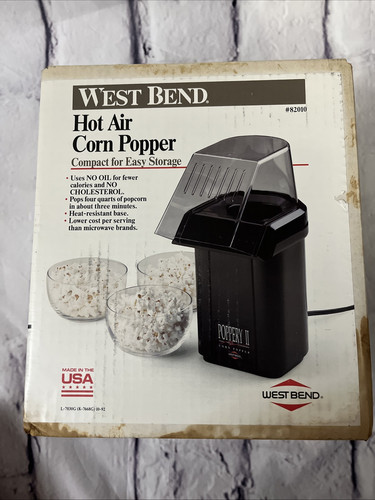 West Bend Poppery II Hot Air Corn Popper 1200 Watt No 82102 NEW READ DESCRIPTION - Picture 1 of 6