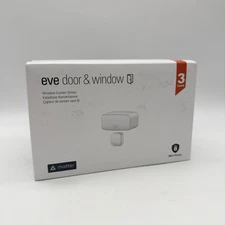 Brand New! Eve Door & Window Wireless Contact Sensor - 3 Pack White - NIB!