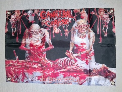 Cannibal Corpse Butchered At Birth 2ft Wide Banner Flag Poster