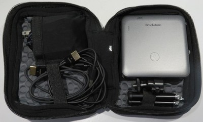Brookstone Micro Mini Pocket DLP Projector Pro 907977 w