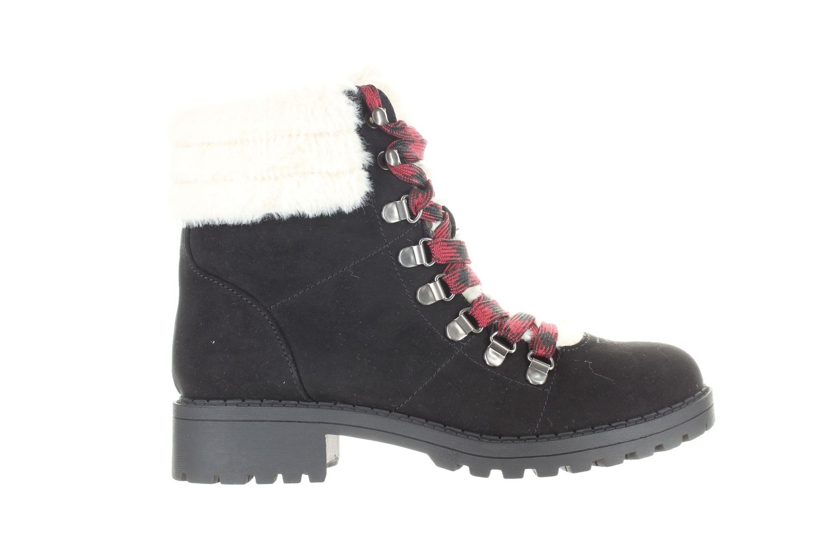 Jellypop Womens Milton Black Suedelike Snow Boots Size 7 (7638079)