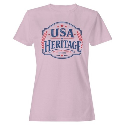 USA Heritage Built on Freedom Women's T-shirt