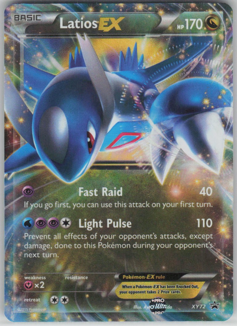 Pokemon Latios EX Holo Promo XY Promos XY72 NM