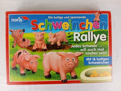Schweinchen Rallye Noris Brettspiel Gesellschaftsspiel