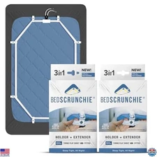 Heavy Duty Bed Sheet Holder Straps - 2 Pack Gripper Clips & Tightener