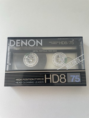 1x Denon HD8 75 - Metal Particle - Audio Cassette - Tape - OVP - New!