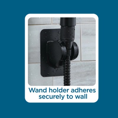 BLACK+DECKER BD0304-BLK-WM Rainfall Shower Head with 3-Function
