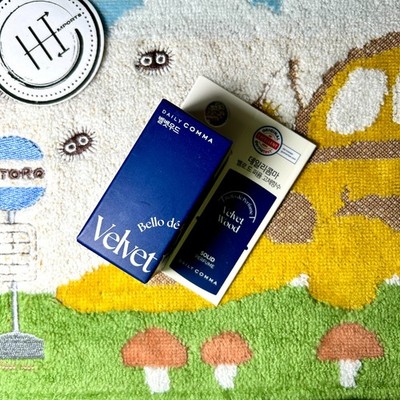 Velvet Wood Solid Perfume Stick 4.7g Portable Fragrance Made in Korea DailyComma
