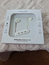 Happy Plugs Bluetooth Earbud Headphones with Mic and Remote