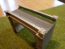 Model Railway scenery N Gauge road over bridge handmade NEW