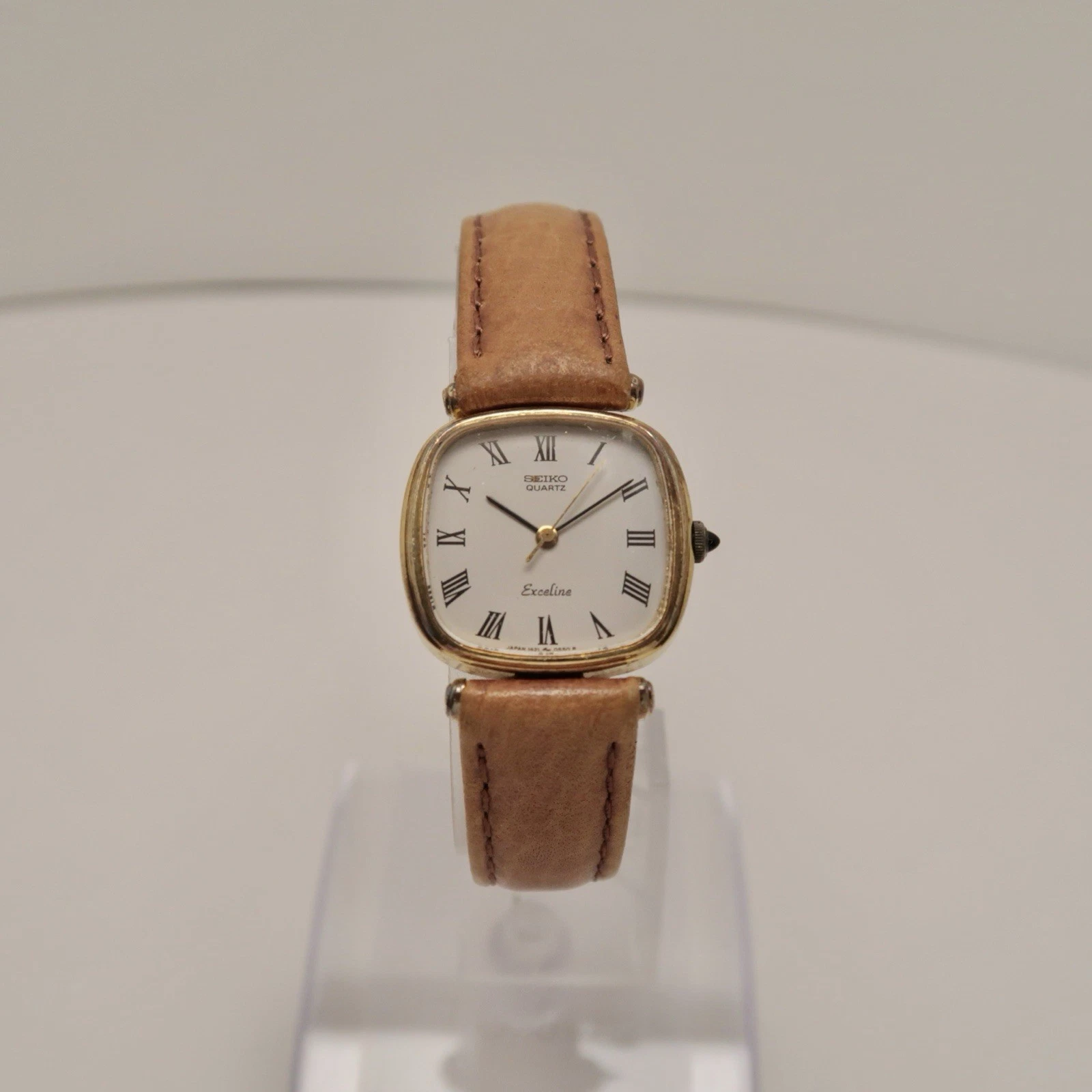 SEIKO 1421-5260 Gold Tone Analog Quartz Women Vintage Watch W127 *WORKING