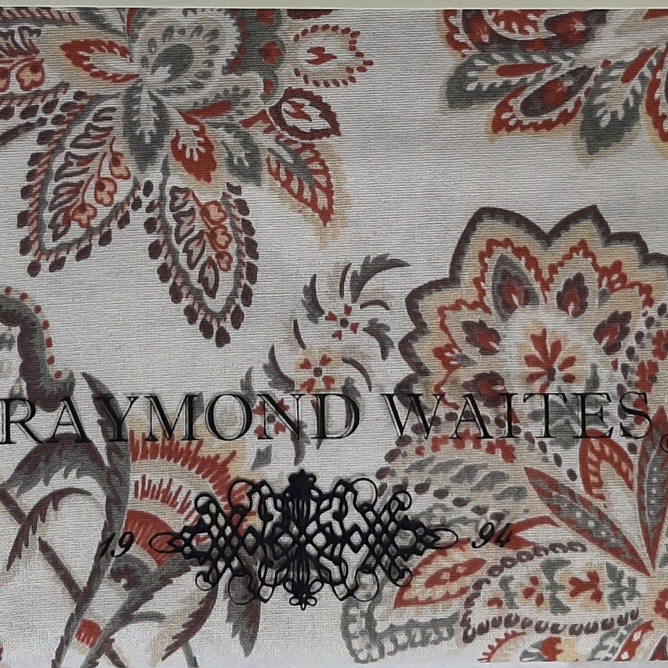 Raymond Waites Paisley Print 60 in x 84 in Rectangular Table Cloth - Image 3 of 4
