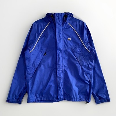 VTG Lowe Alpine Jacket Mens M Blue Triple Point Waterproof Hooded Rain Coat