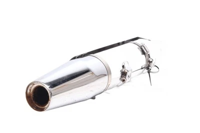 Silencieux Universel Chromé Pour Harley Davidson - Photo 1/4