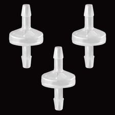 One Way Check Valve 1/8"(3MM) Hose Barb Non Return Ozone Resistance Plastic Valv