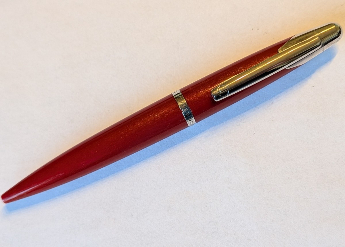 DunhillボールペンAD2000オールド Alfred Dunhill AD 2000 Red Stardust Ballpoint Pen w/ Box & 4