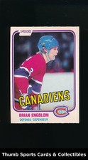 1981-82 O-Pee-Chee #175 Brian Engblom Montreal Canadiens NM