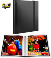 Photo Album 8X10, 8X10 Photo Album Book Holds 68 Photos, Art Portfolio Binder