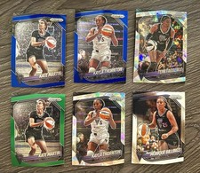2025 Panini Prizm WNBA Golden State Valkyries 6 Card Lot - Blue Velocity, Green